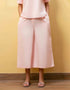 POPLIN PLEATED PANEL CULOTTE